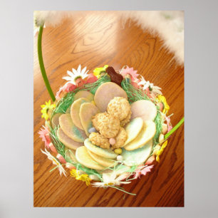 Easter Cookie Basket Poster