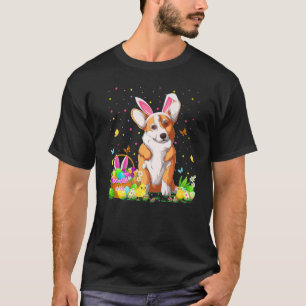 Easter Corgi Dog Bunny Egg Hunting Corgi Easter Su T-Shirt