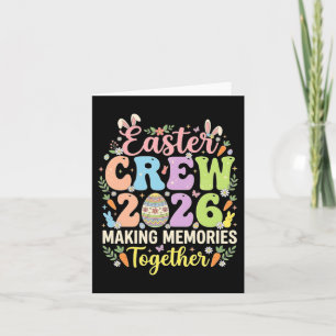 Easter Crew 2026 Family Matching Memories Design Card