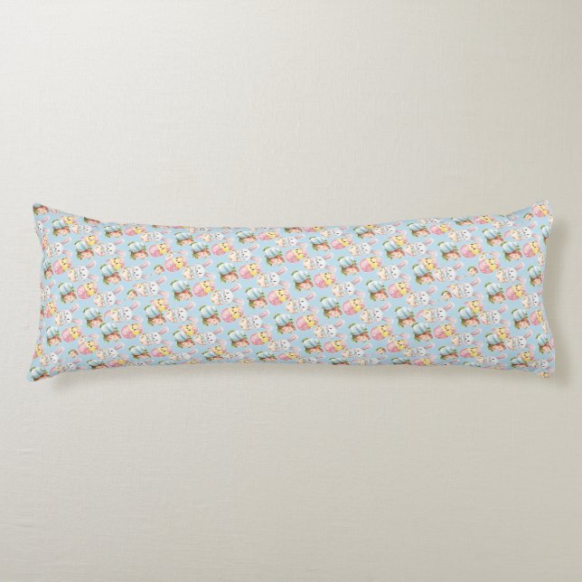 Easter Critters Body Pillow (Front)
