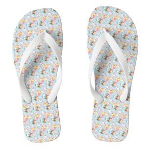 Easter Critters Flip Flops