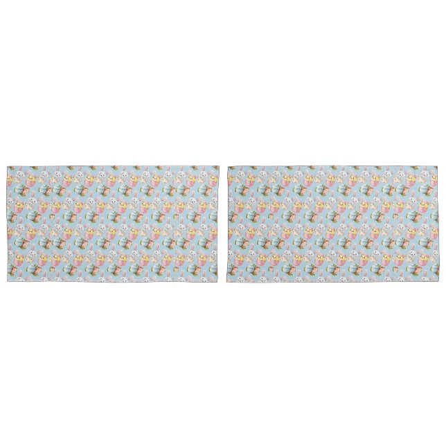 Easter Critters Pillowcases (Front-Set)