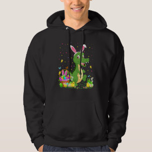 Easter Crocodile Bunny Egg Hunting Crocodile Easte Hoodie