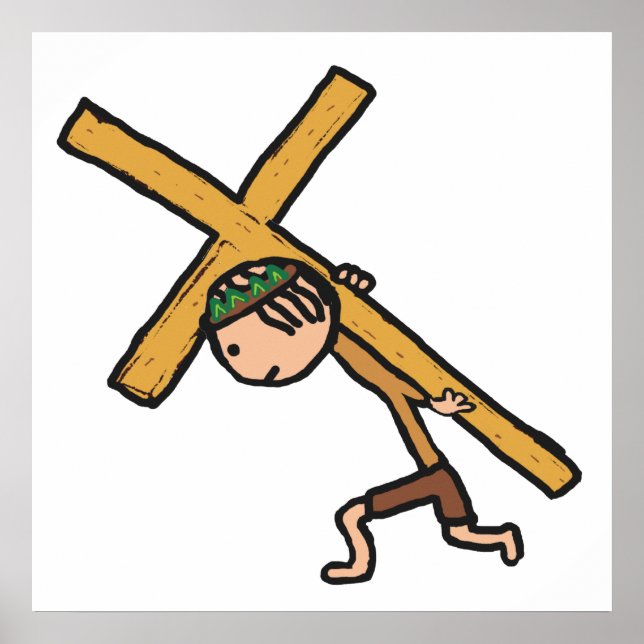 Easter Cross Crucifix Poster (Front)