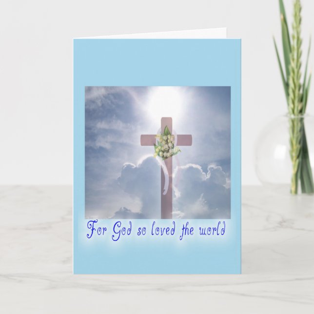 Easter Cross God's Promise Card (Front)