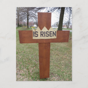 Easter Cross Holiday Postcard