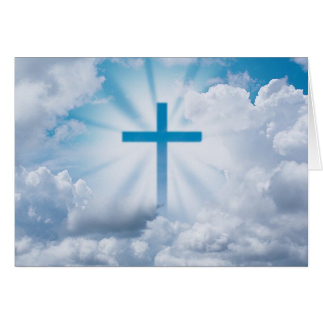 Easter Cross In Sky (Front Horizontal)