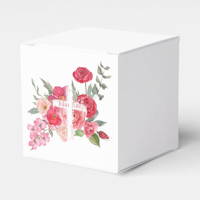 Easter/Cross/John3:16/Jesus Favor Box (Front Side)