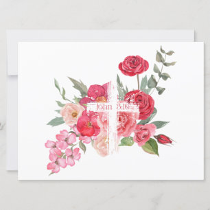 Easter/Cross/John3:16/Jesus Holiday Card