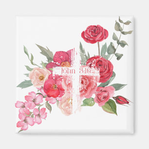 Easter/Cross/John3:16/Jesus Magnet