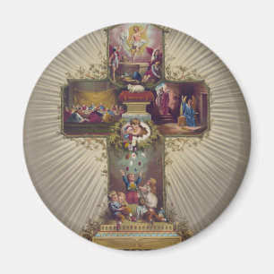Easter Cross Magnet