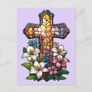 Easter Cross Postcard