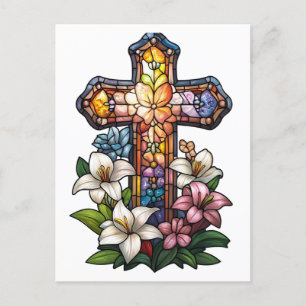 Easter Cross Postcard
