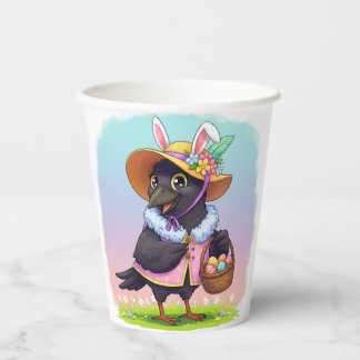 Easter Crow Paper Cups