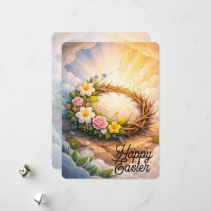 Easter Crown of Thorns Greeting Card