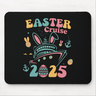 Easter Cruise 2025 Bunny Cruise Ship Easter Family Mouse Pad