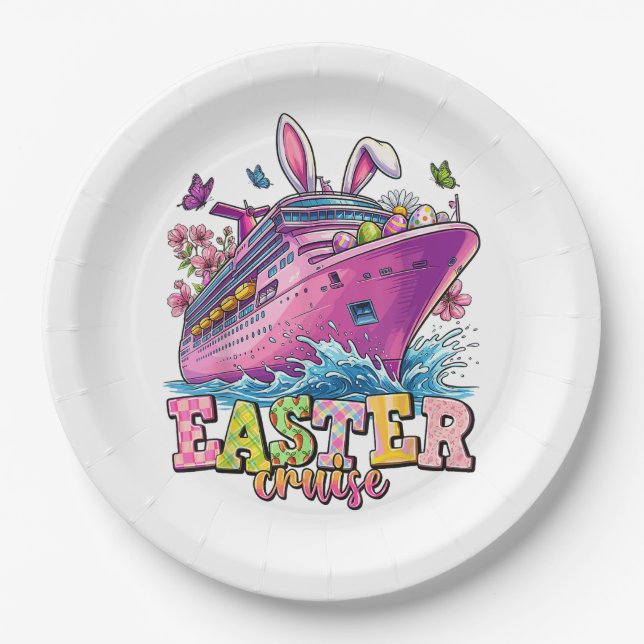 Easter Cruise 2026 Paper Plate (Front)