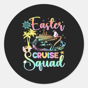 Easter Cruise 2026 Squad Cruising Holiday Family G Classic Round Sticker