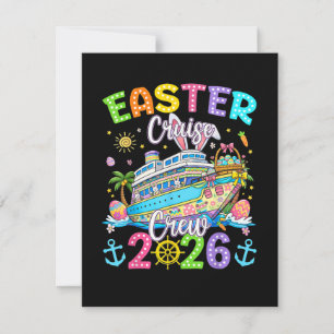 Easter Cruise Crew 2026 Matching Family Vacation Announcement