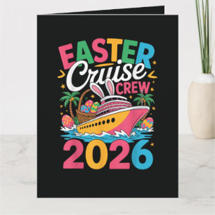 Easter Cruise Crew 2026 Matching Family Vacation Card