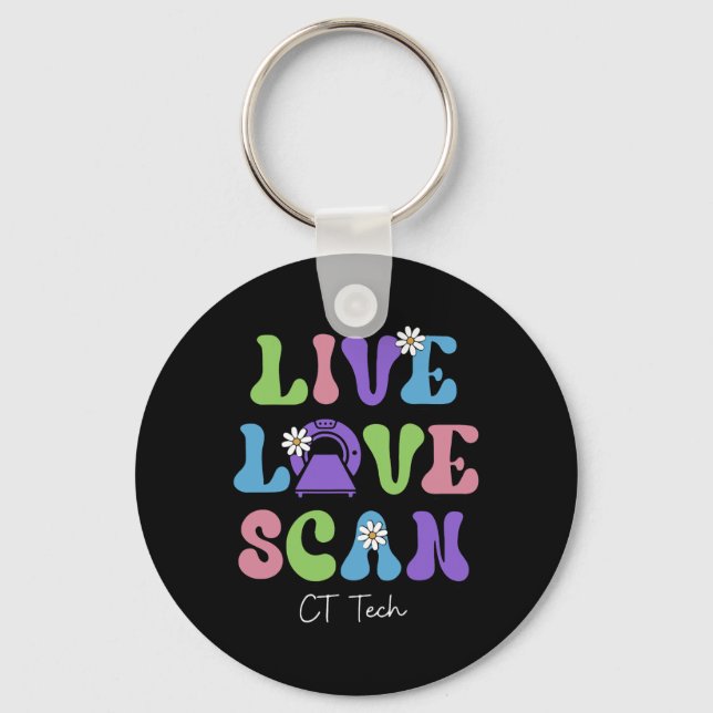 Easter Ct Tech Ct Tech S Radiology Ct Tech Shirt  Keychain (Front)
