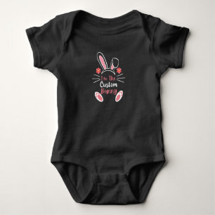Easter Custom Bunny  T-Shirt Baby Bodysuit