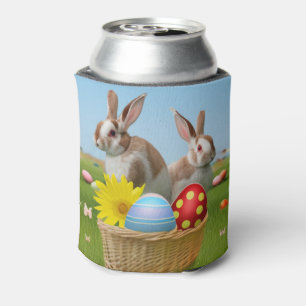 Easter Cute Bunny for a positive mood Can Cooler