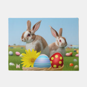 Easter Cute Bunny for a positive mood Doormat