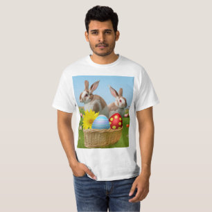 Easter Cute Bunny for a positive mood    T-Shirt