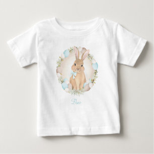 Easter Cute Bunny, Personalized Baby boy T-Shirt