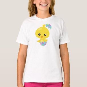 Easter, Cute Chicken, Baby Chicken, Easter Eggs T-Shirt