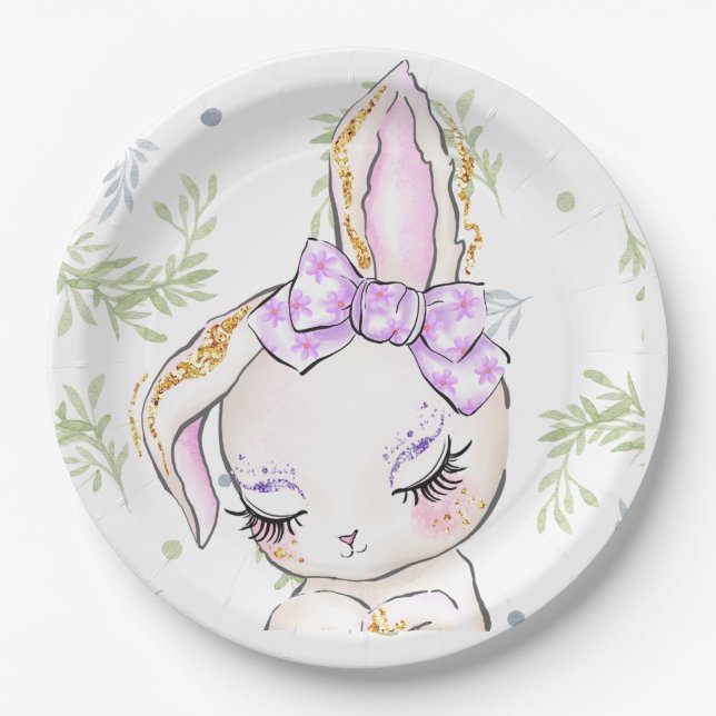 Easter Cutie Paper Plates (Front)