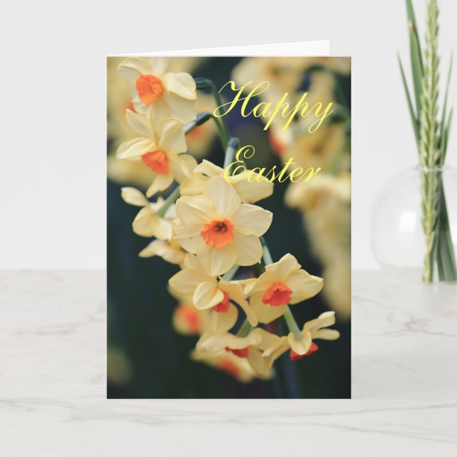 Easter Daffodil card (Front)