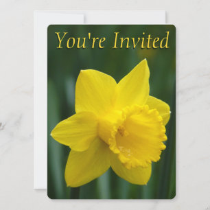 Easter Daffodil Invitations Easter Cards Customize