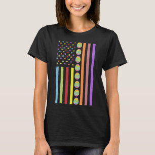 Easter Day American Eggs Flag Funny Men Women Boy  T-Shirt