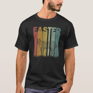 Easter Day Bobcats Retro Graphic Funny Easter Cost T-Shirt