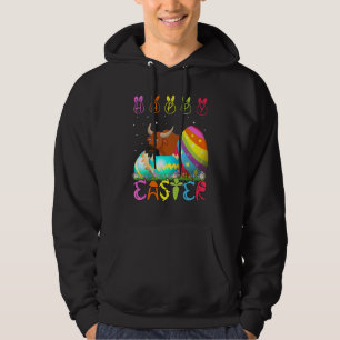 Easter Day Buffalo Matching Family Cute Easter Cos Hoodie