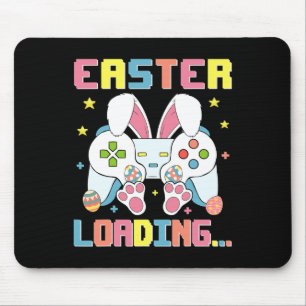 Easter Day Bunny Easter Loading Video Game Boys Gi Mouse Pad