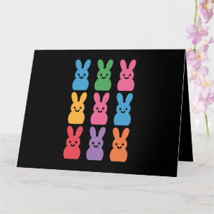 Easter Day Bunny Eggs Plaid Leopard Card