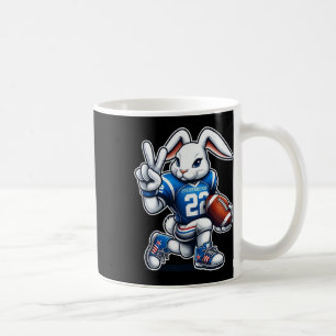 Easter Day Bunny Playing Footbyll Boys Girls Kids  Coffee Mug