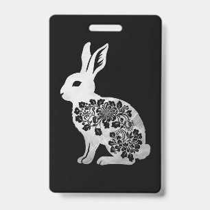 Easter Day Bunny Rabbit Badge