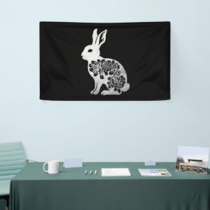 Easter Day Bunny Rabbit Banner
