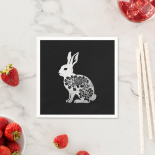 Easter Day Bunny Rabbit Napkin