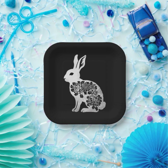 Easter Day Bunny Rabbit Paper Plate (Party)