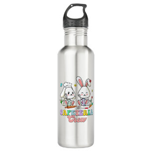 Easter Day Cafeteria Crew Lunch Lady School Cafete 710 Ml Water Bottle