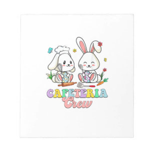 Easter Day Cafeteria Crew Lunch Lady School Cafete Notepad