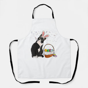 Easter Day Cat Bunny Ears Eggs Shirt Men Women Eas Apron