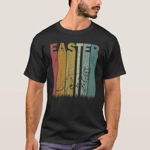 Easter Day Coyote Retro Graphic Funny Easter Costu T-Shirt