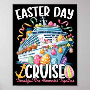 Easter Day Cruise Squad 2026 Vacation Thankful for Poster
