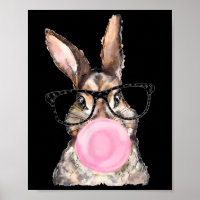 Easter Day Cute Bunny Face With Gles Women Kids Ea